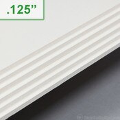 White Foam Board Backing for 18 x 2